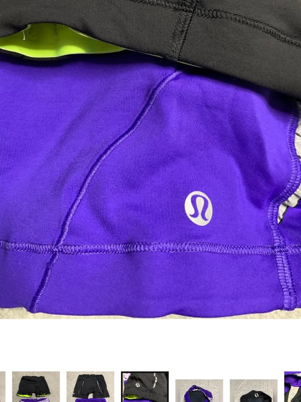 Purple Bike shorts - Picture 4 of 8